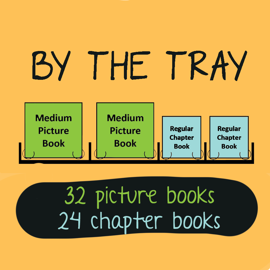 BY THE TRAY: 32 pictures & 24 chapter books (GVG Option A)